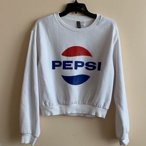 Pepsi pullover crop top